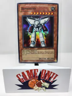 YuGiOh Armoroid CRMS-EN099 Crimson Crisis 1st Edition Super Rare LP - Image 1