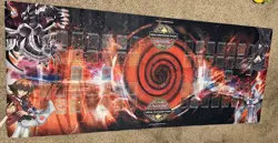 4 Player Playmat YU-GI-OH! OTS Jayden/Judai and Chazz/Manjome - NEOS/DARK ARMED - Image 1