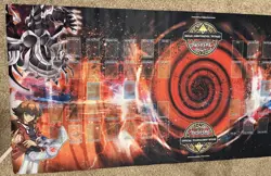 4 Player Playmat YU-GI-OH! OTS Jayden/Judai and Chazz/Manjome - NEOS/DARK ARMED - Image 2