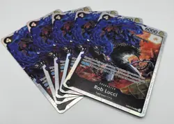 One Piece CCG Rob Lucci 5x Card Playset EB04-048 SR - English - ALL NM+ - Image 1