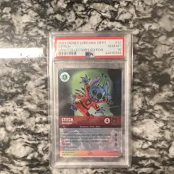 Disney Lorcana Disney100 Promo #21 Stitch - Abomination Holo PSA 10 EN 2023 - Image 1
