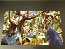 WVICM Playmat Purrely TCG CCG Trading Card Game Mat Table Pad Mousepad - Image 1