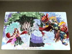 WVICM Playmat Rikka TCG CCG Trading Card Game Mat Table Pad Mousepad Free Bag - Image 1