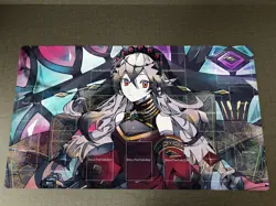 WVICM Table Playmat Blazing Cartesia The Virtuous TCG CCG Pad Card Game Mat - Image 1