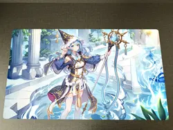 WVICM Playmat Water Enchantress of the Temple TCG CCG Trading Card Game Mat Pad - Image 1