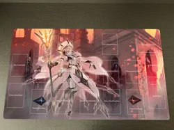 WVICM Duel Playmat White Relic of Dogmatika TCG CCG Trading Card Game Mat Pad - Image 1