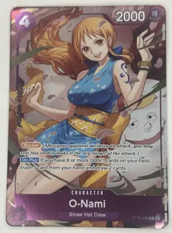 O-Nami Dash Pack Alt Art ST18-002 C Heroines Edition English One Piece Card - Image 1