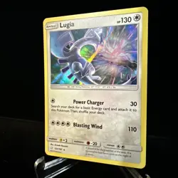 2019 LUGIA 131/181 SUN & MOON TEAM UP HOLO Pokemon TCG Trading Card Game - Image 2