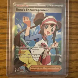 Pokemon Rosa's Encouragement Full Art Trainer Holo Card 114/088 perfect order - Image 1