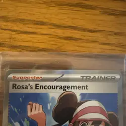Pokemon Rosa's Encouragement Full Art Trainer Holo Card 114/088 perfect order - Image 3