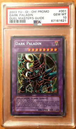 Yugioh Dark Paladin - Limited Edition Secret Rare Duel Master's Guide - PSA 10 - Image 1