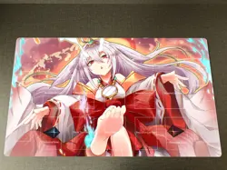 WVICM Girl Duel Playmat Kurikara Divincarnate TCG CCG Trading Card Game Mat Pad - Image 1