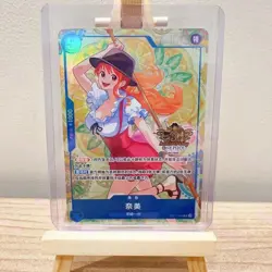 IN STOCK One Piece Chinese Card Exclusive Nami OP11-054 SR Alt 3rd Anniversary - Image 1