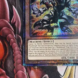 Yugioh Red-Eyes Black Fullmetal Dragon MP25-EN014 Starlight Rare 1st Near Mint - Image 4