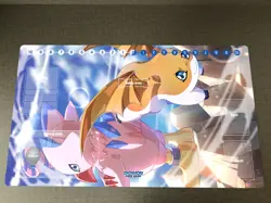 Board Game Digimon Playmat CCG DTCG Mat Patamon Trading Card Game Mat Mouse Pad - Image 1