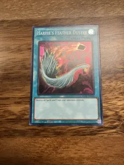 Harpie’s Feather Duster Super Rare 1st Edition EGS1-EN022 Yugioh - Image 1