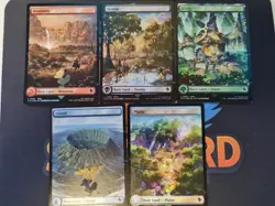 Final Fantasy Chocobo Track Foil Land Set | Magic: The Gathering - Image 1