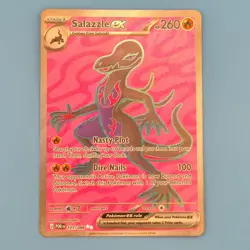 SALAZZLE EX 101/088 ULTRA RARE PERFECT ORDER POKEMON NM/M - Image 1