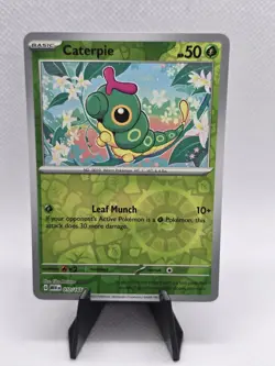 Caterpie 010/165 Common 151 Pokemon Near Mint Reverse Holo - Image 1