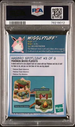 Pokemon Wigglytuff Hasbro Toy Wishes Magazine 1999 POP 1 PSA 7 - Image 2