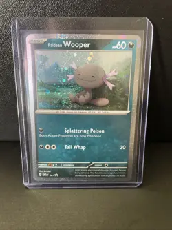 PALDEAN WOOPER SVP041 SCARLET & VIOLET POKEMON (COSMO HOLO PROMO, NM) - Image 1