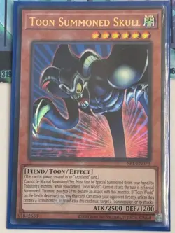 Yugioh 1x Toon Summoned Skull Ultra Rare SRL-EN073 Spell Ruler 25th Edition NM - Image 2