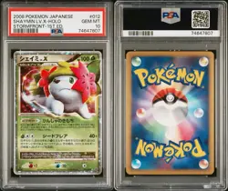 Pokemon Shaymin Lv.X Stormfront 1st Edition Japanese Holo Ultra Rare #012 PSA 10 - Image 3