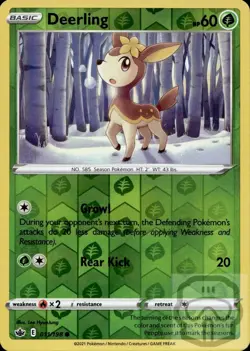 Deerling 011/198 C Chilling Reign Pokemon Reverse Holo NM/M - Image 3