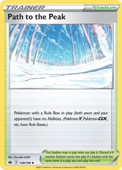 Path to the Peak 148/198 UC Chilling Reign Pokemon LP - Image 1