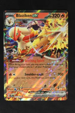 Pokemon Blaziken ex Double Rare NM - Journey Together 024/159 - Image 1