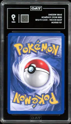 2000 Pokemon Team Rocket #14 Dark Weezing Holo 1st Edition TAG 9 Mint - Image 2