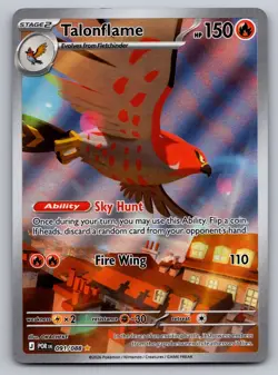 Talonflame 091/088 Illustration Rare Holo Perfect Order Near Mint - Image 1