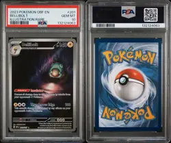 2023 POKEMON OBF EN-OBSIDIAN FLAMES ILLUSTRATION RARE #201 BELLIBOLT PSA 10 - Image 3