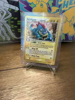 Pokemon TCG Feraligatr Delta Species 2/101 Dragon Frontiers English 120 HP Holo - Image 1
