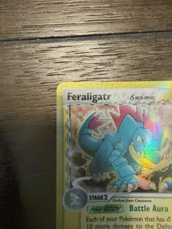 Pokemon TCG Feraligatr Delta Species 2/101 Dragon Frontiers English 120 HP Holo - Image 3