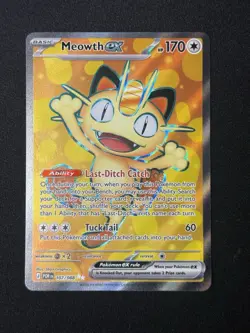 Pokemon TCG Perfect Order Meowth EX 107/088 Full Art - Image 1