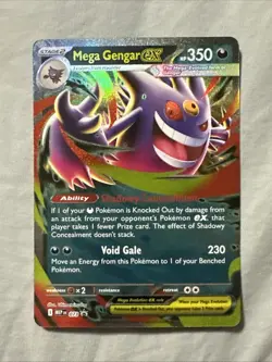 Mega Gengar EX 073 Black Star Promo Mega Moonlit Tin Pokemon TCG - Image 1