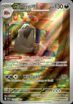 Mabosstiff 218/198 Holo - Pokemon SV01: Scarlet & Violet Base Set - MP - Image 1