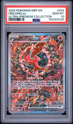 Pokemon Oricorio Ex Mega MEP Ultra Premium Collection #024 PSA 10 Gem Mint - Image 1