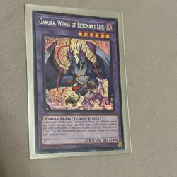 YUGIOH:Garura, Wings Of Resonant Life MP23-EN148 Prismatic Secret Rare NM 1st Ed - Image 1