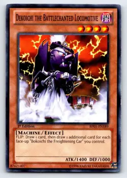 Dekoichi the Battlechanted Locomotive BP01-EN189 Battle Pack: Epic Dawn Yu-Gi-Oh - Image 1