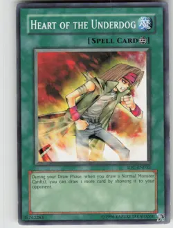 HEART OF THE UNDERDOG IOC-032 COMMON / SHORT PRINT YU-GI-OH LIGHTLY PLAYED - Image 1