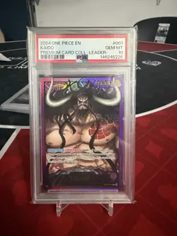 One Piece Card Game Premium Leader Collection English Sequential Set PSA 10 - Image 5