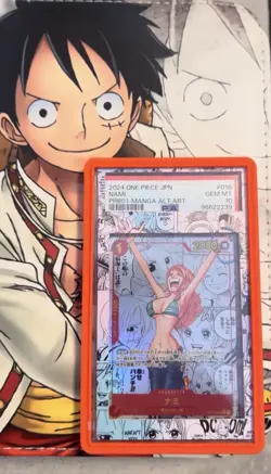 PSA10 One Piece Card - NAMI - PRB01 - Manga Alt Art SR-SP [OP01-120] Luffy Japan - Image 2