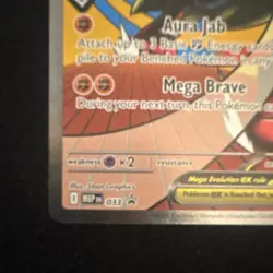 Mega Lucario EX 033 Promo Holo Pokemon TCG Card - Image 5