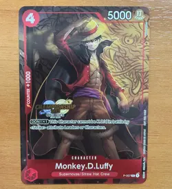 Monkey D. Luffy - Promo P-007 | Championship 2023 - One Piece TCG Card Game - Image 1
