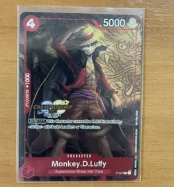 Monkey D. Luffy - Promo P-007 | Championship 2023 - One Piece TCG Card Game - Image 3