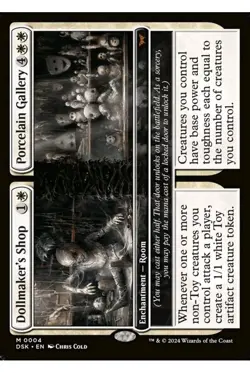 1x MTG Dollmaker's Shop Porcelain Gallery - Duskmourn Rare! NM Mint - Image 1
