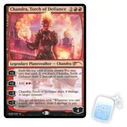 CHANDRA, TORCH OF DEFIANCE (PIONEER CHALLENGER DECKS 2021) Promo Planeswalker - Image 1