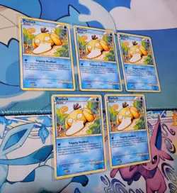 (5) Pokemon 2010 Psyduck 74/102 HGSS Triumphant NM *Vintage!*🔥 - Image 2
